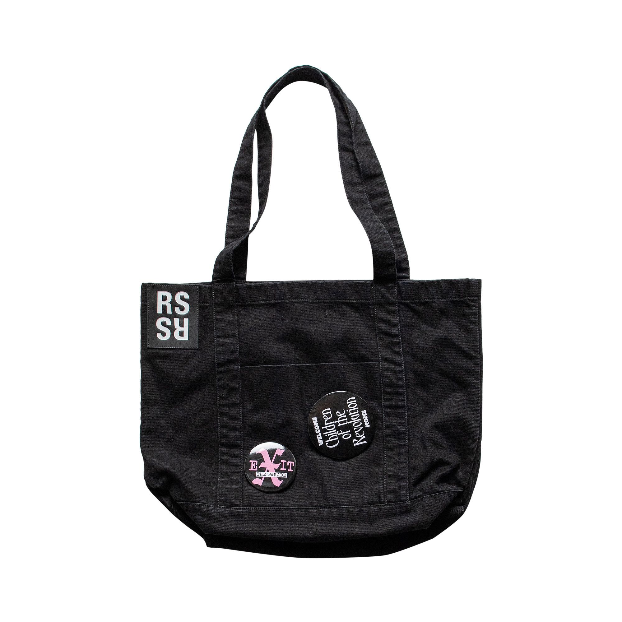 Buy Raf Simons Denim Tote Bag Black 211 935 BLAC GOAT UK