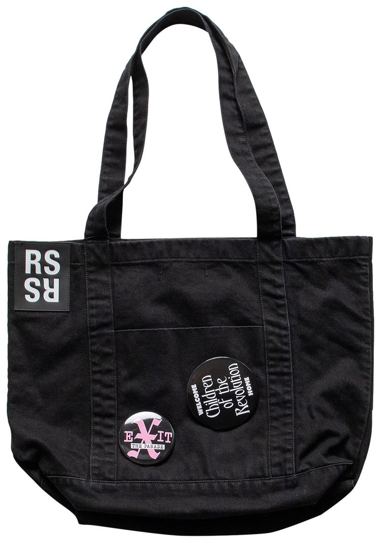 Raf Simons Denim Tote Bag Black