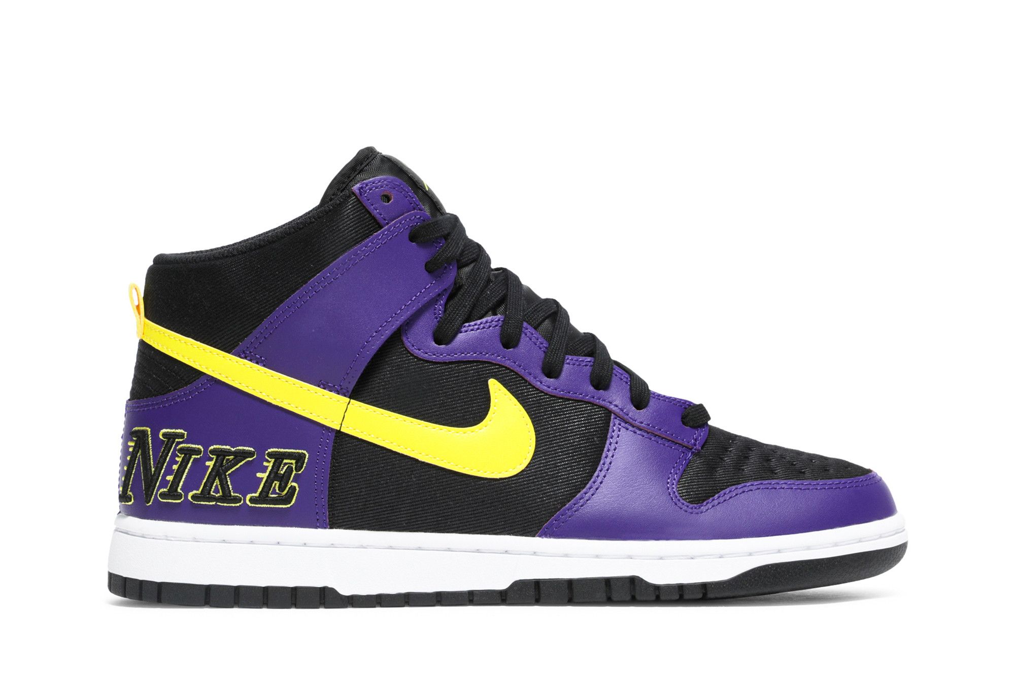 Size 11.0 Dunk High Premium EMB 'Lakers'