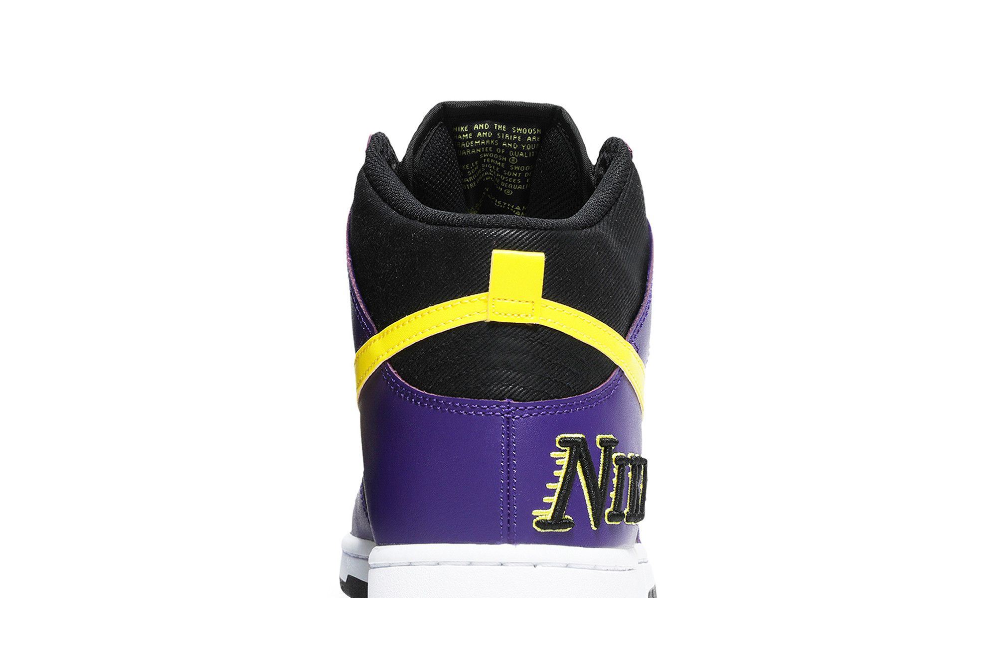 Buy Nike Dunk High Premium EMB 'Lakers' - DH0642 001 | GOAT