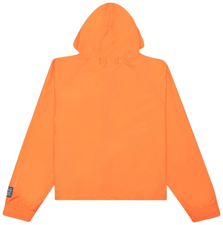 Reese Cooper Ripstop Zipped Hooded Jacket Orange