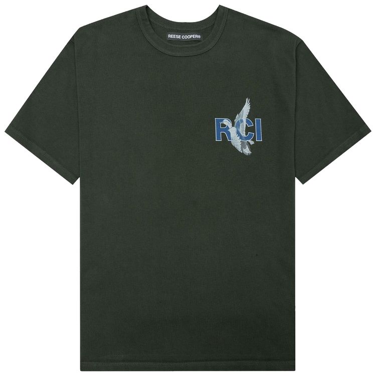 Reese Cooper Duck Print T Shirt Forest