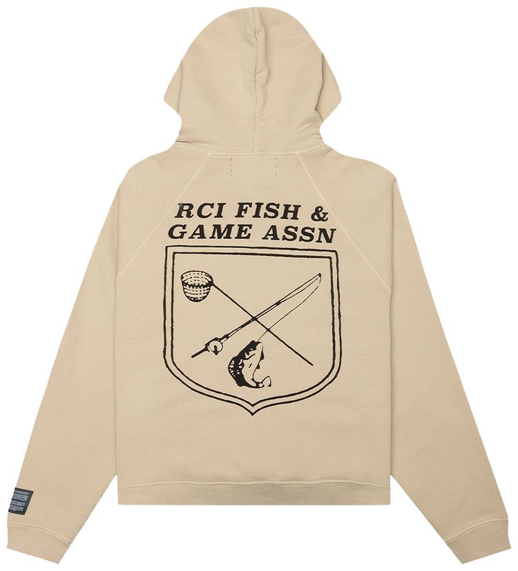 Reese Cooper Piru Creek Hooded Sweatshirt Khaki