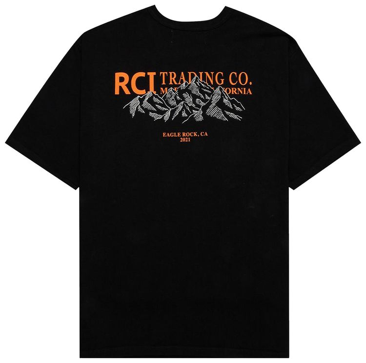 Reese Cooper Mountain Logo T Shirt Black
