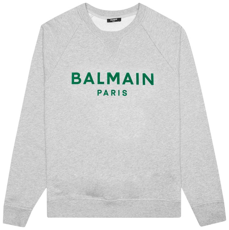 Balmain Flock Sweatshirt Heather Grey
