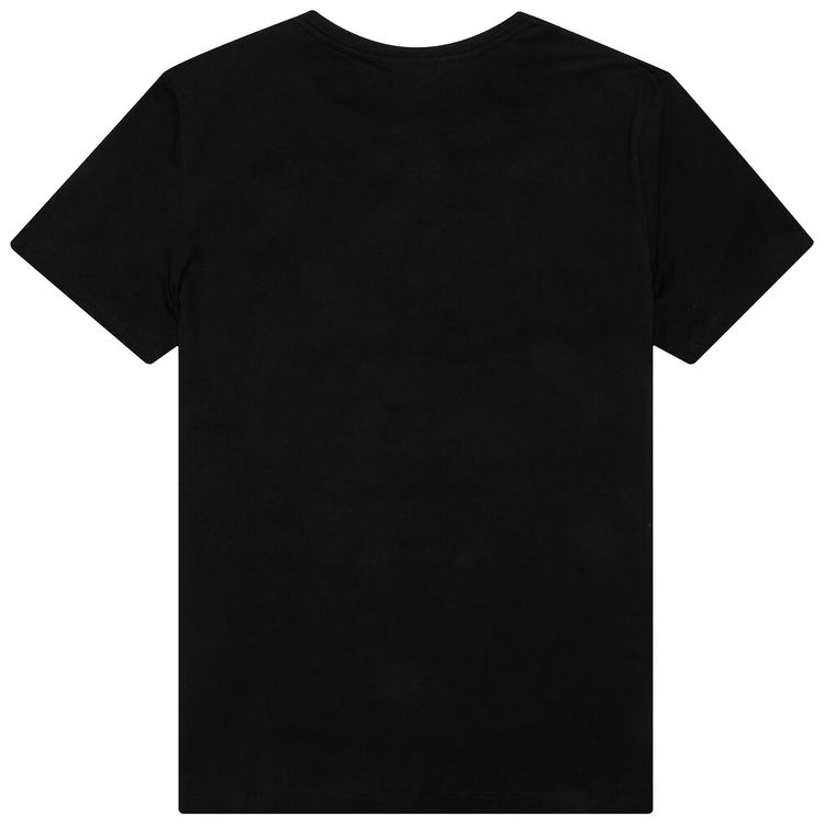 Balmain Printed T Shirt Black