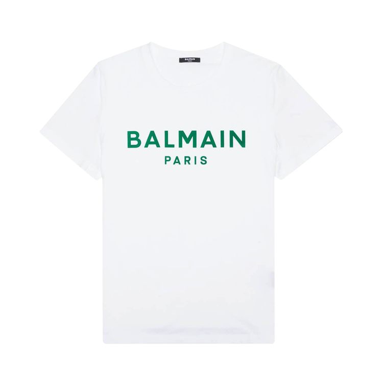 Balmain Flock T Shirt Blanco