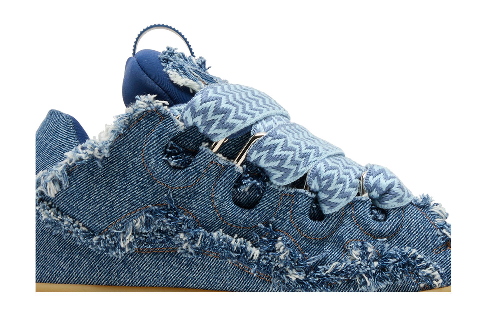Buy Lanvin Curb Sneakers 'Frayed Denim' - FM SKRK11 FRDE
