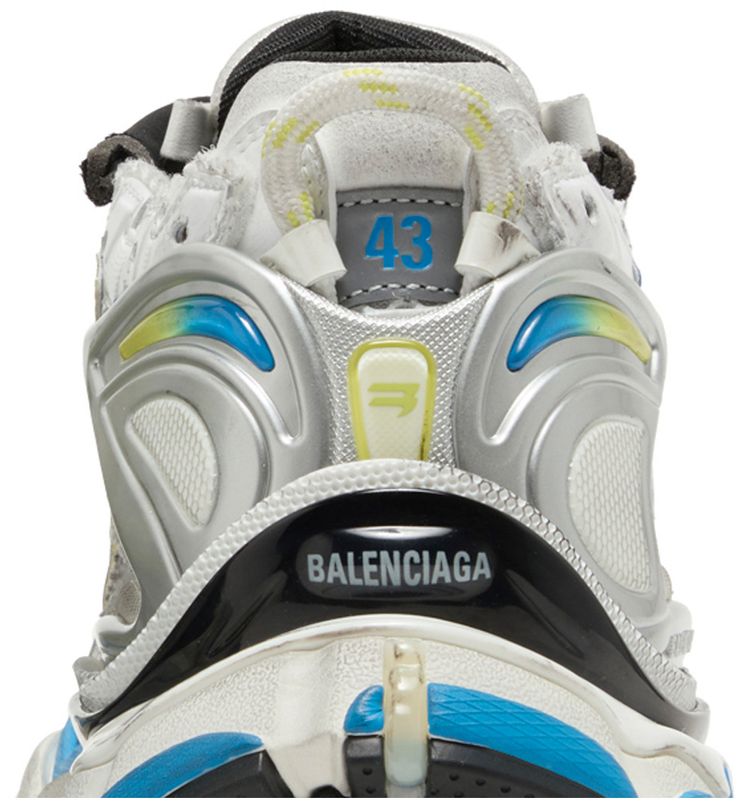 Balenciaga Runner Sneaker White Yellow Blue