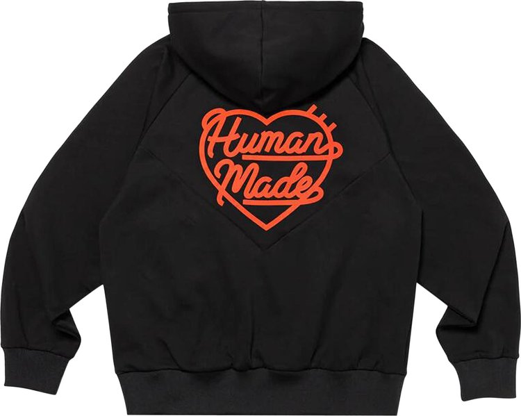 Human Made Half Zip Hoodie Black