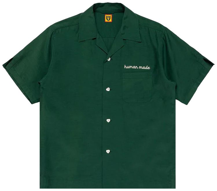 Human Made Bowling Shirt Green