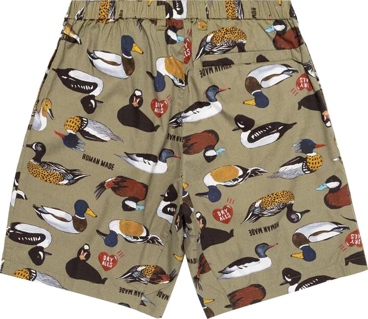 Human Made Duck Shorts Olive Drab