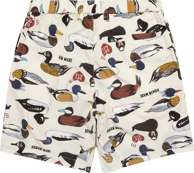 Human Made Duck Shorts White