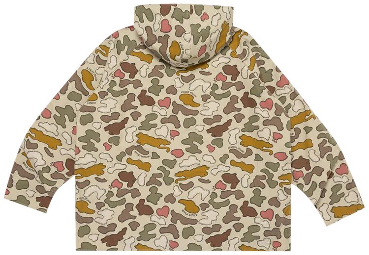 Human Made x KAWS Made Camo Jacket Brown