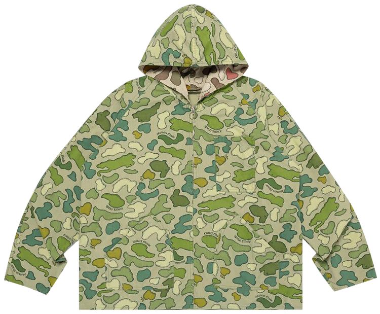 Human Made x KAWS Made Camo Jacket Olive Drab