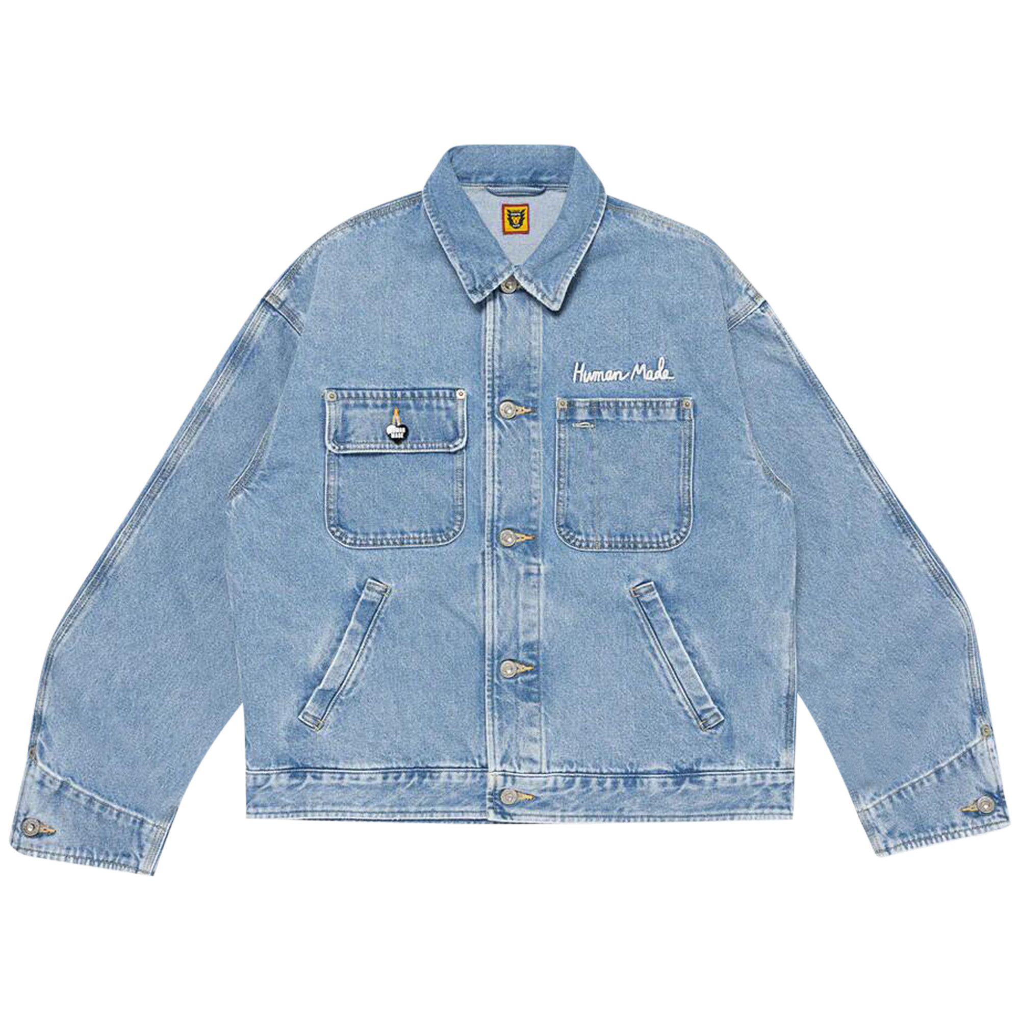 Achetez des Human Made Denim Jacket 'Indigo' - HM27JK016 INDI | GOAT FR