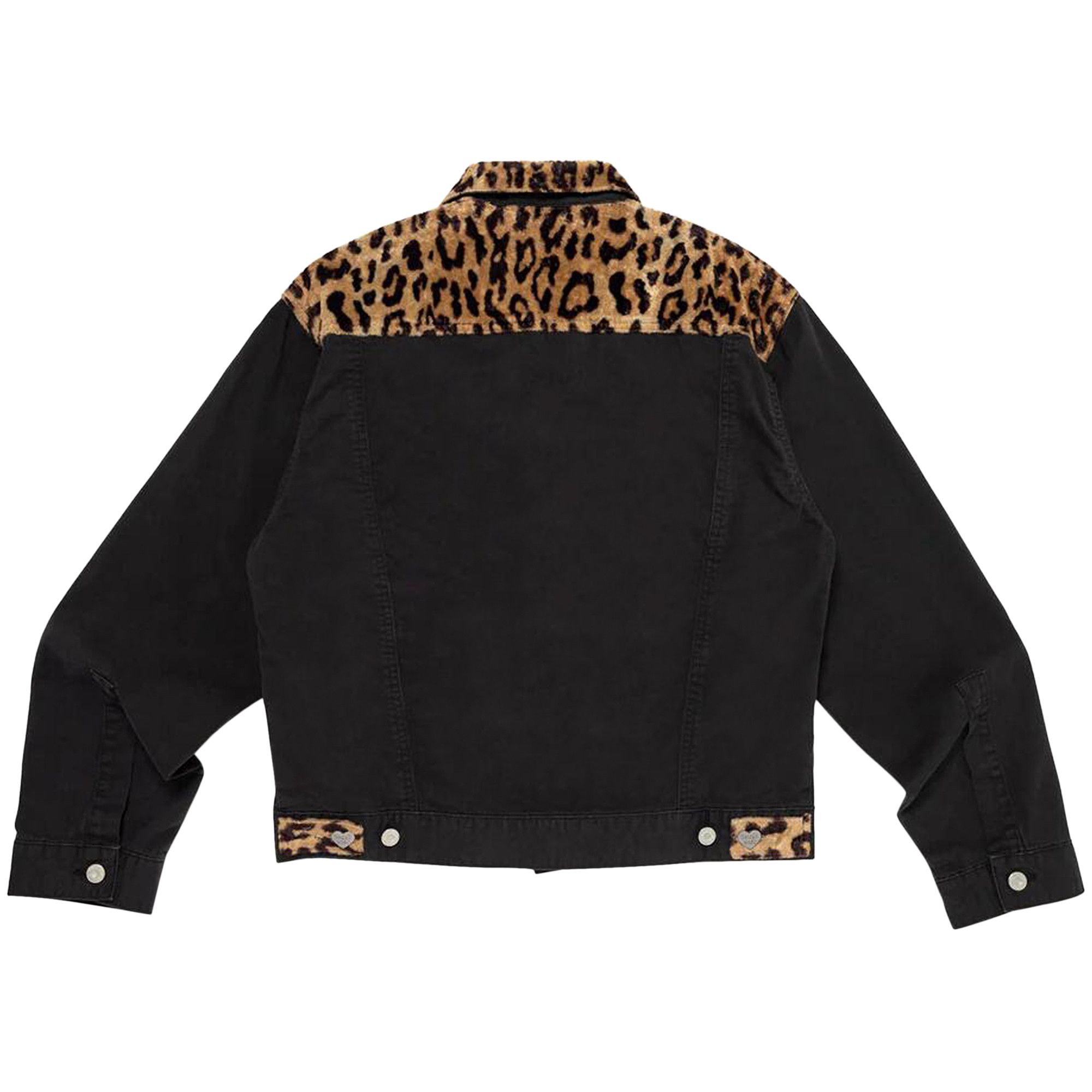 ファッションアイテム人気ランキング Buy Human HM27JK019 - 'Black' Jacket Work Denim Leopard Made ジャケット・アウター