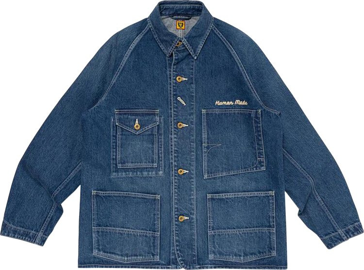 Human Made Denim Coverall Jacket Indigo