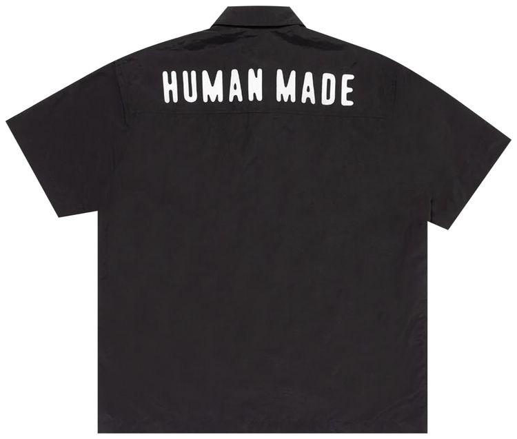 Human Made Nylon Short Sleeve Shirt Black