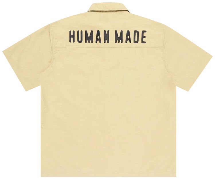 Human Made Nylon Short Sleeve Shirt Beige