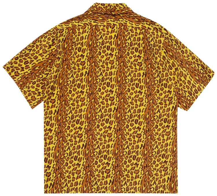 Human Made Leopard Aloha Shirt Yellow