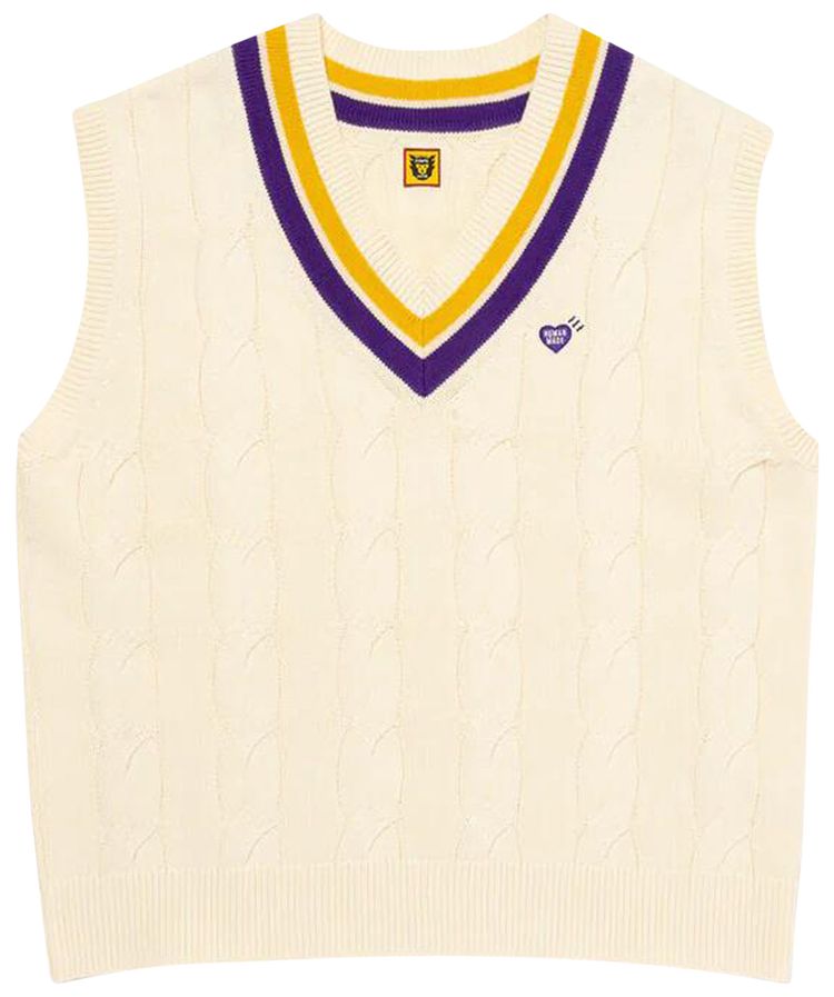 Human Made Knit Vest White