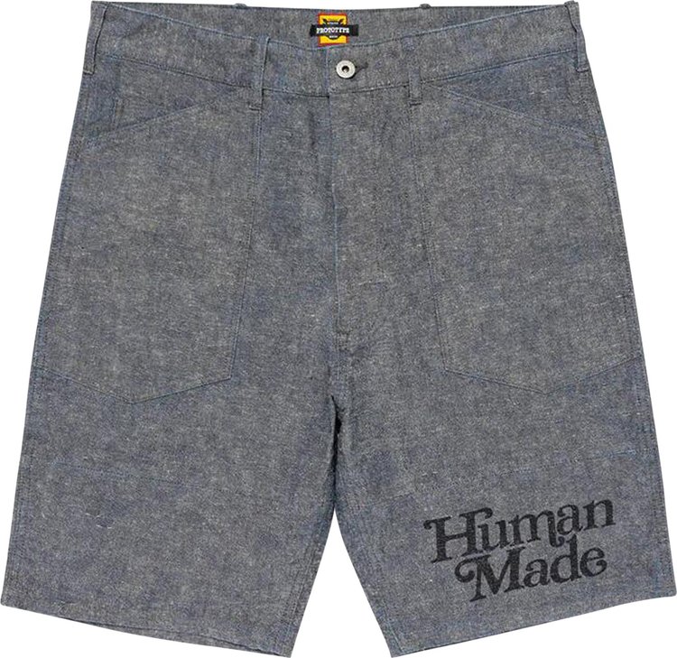 Human Made Work Shorts Navy