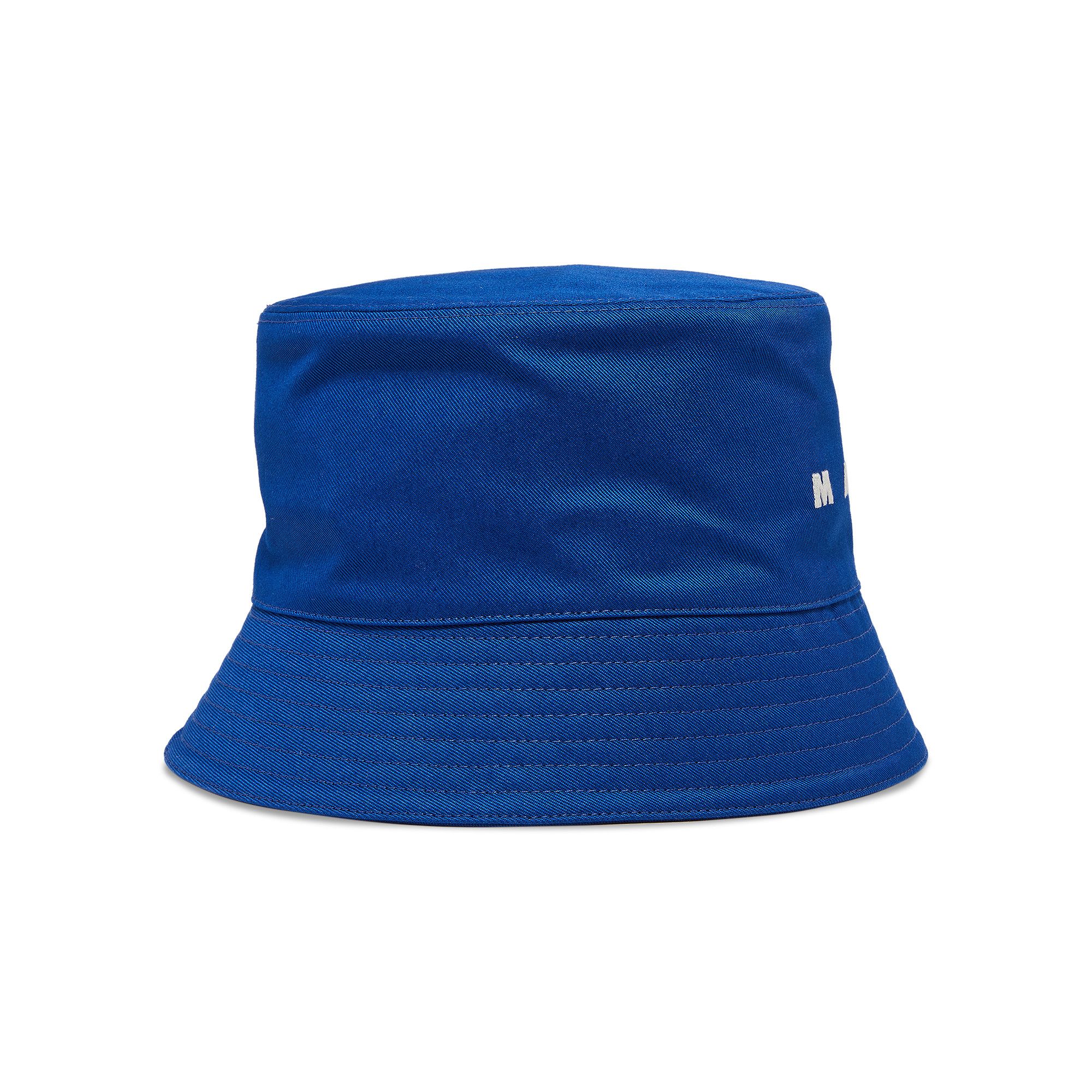 Buy Marni Gabardine Bucket Hat 'Mazarine Blue' - CLZC0110S0