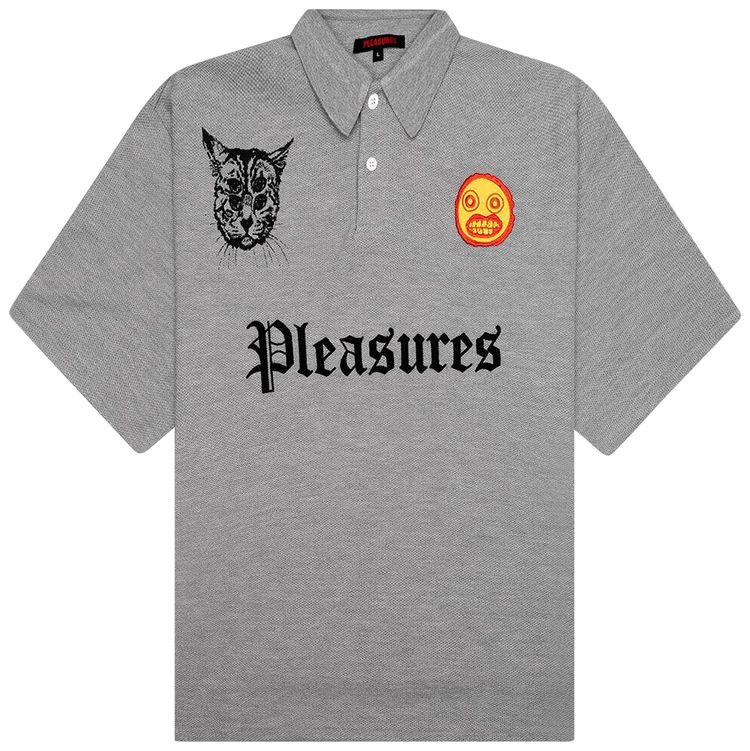 Pleasures Wyatt Boxy Polo Grey