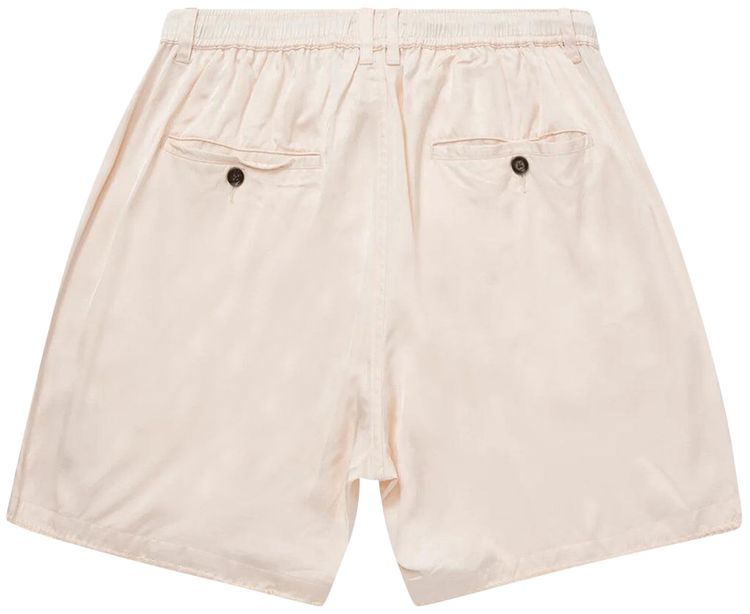 Honor The Gift Blanket Stitch Shorts Bone