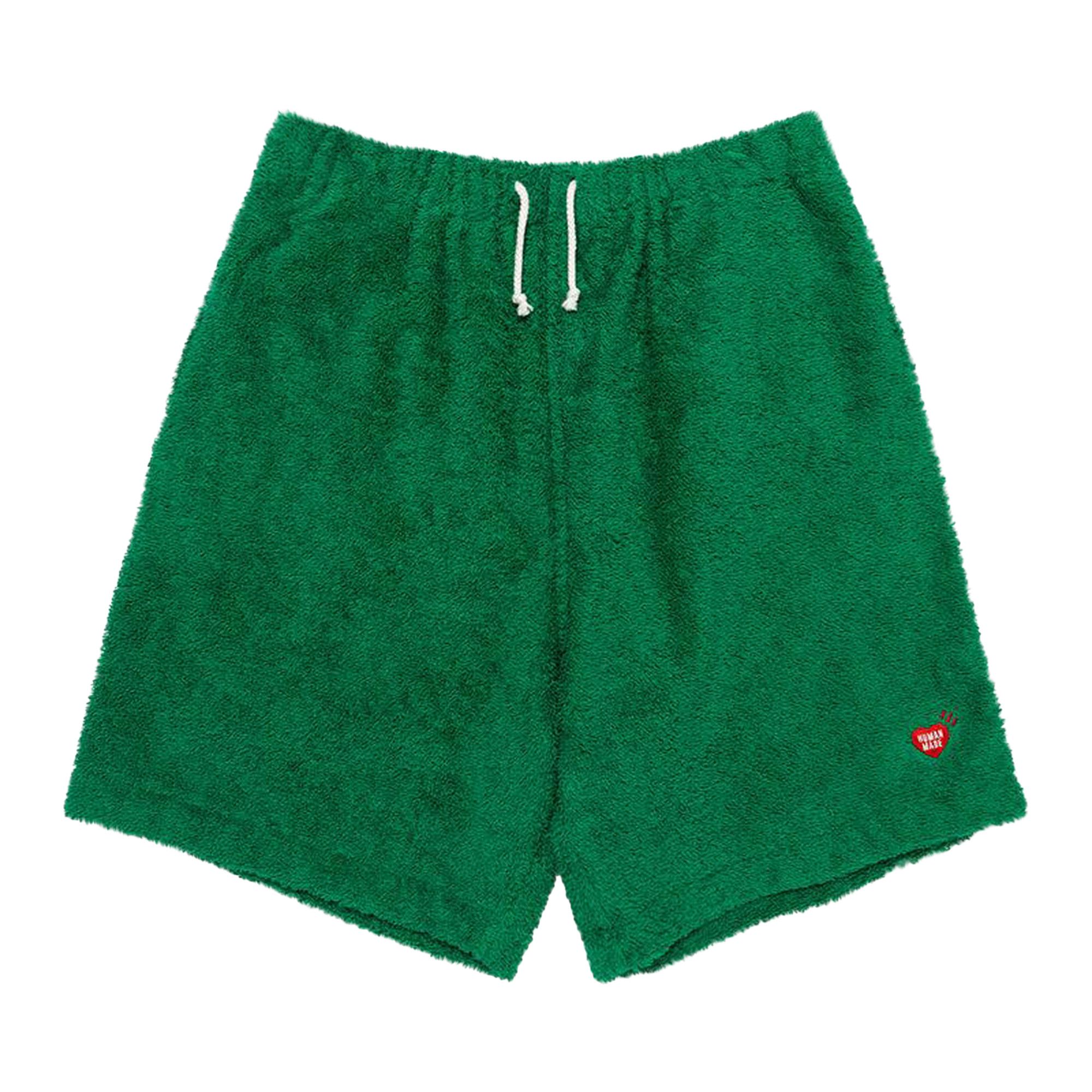 Buy Human Made Pile Shorts 'Green' - HM27PT023 GREE | GOAT