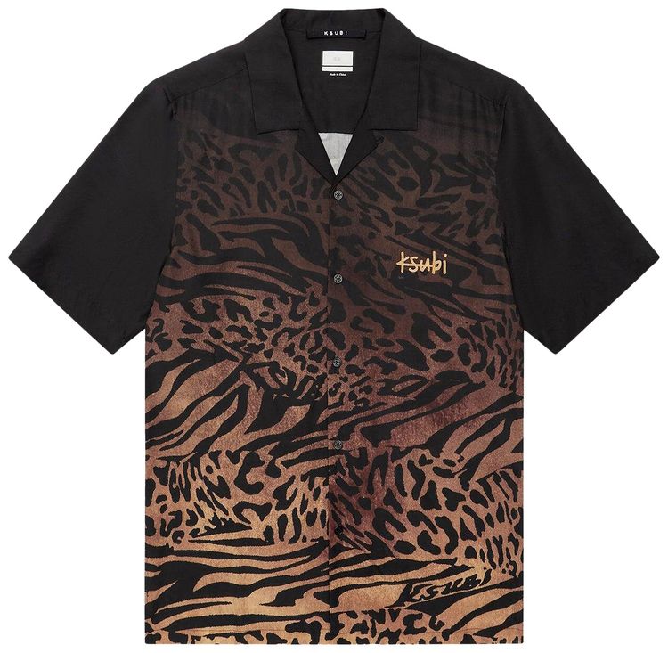 Ksubi Sinners Resort Shirt Leopard