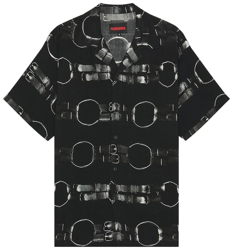 Pleasures Straps Button Down Black