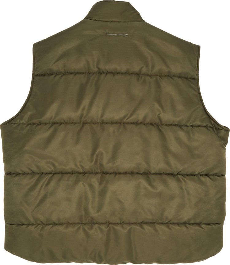 MM6 Maison Margiela Nylon Gilet Khaki