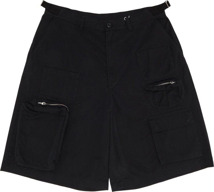 MM6 Maison Margiela Gabardine Shorts Black