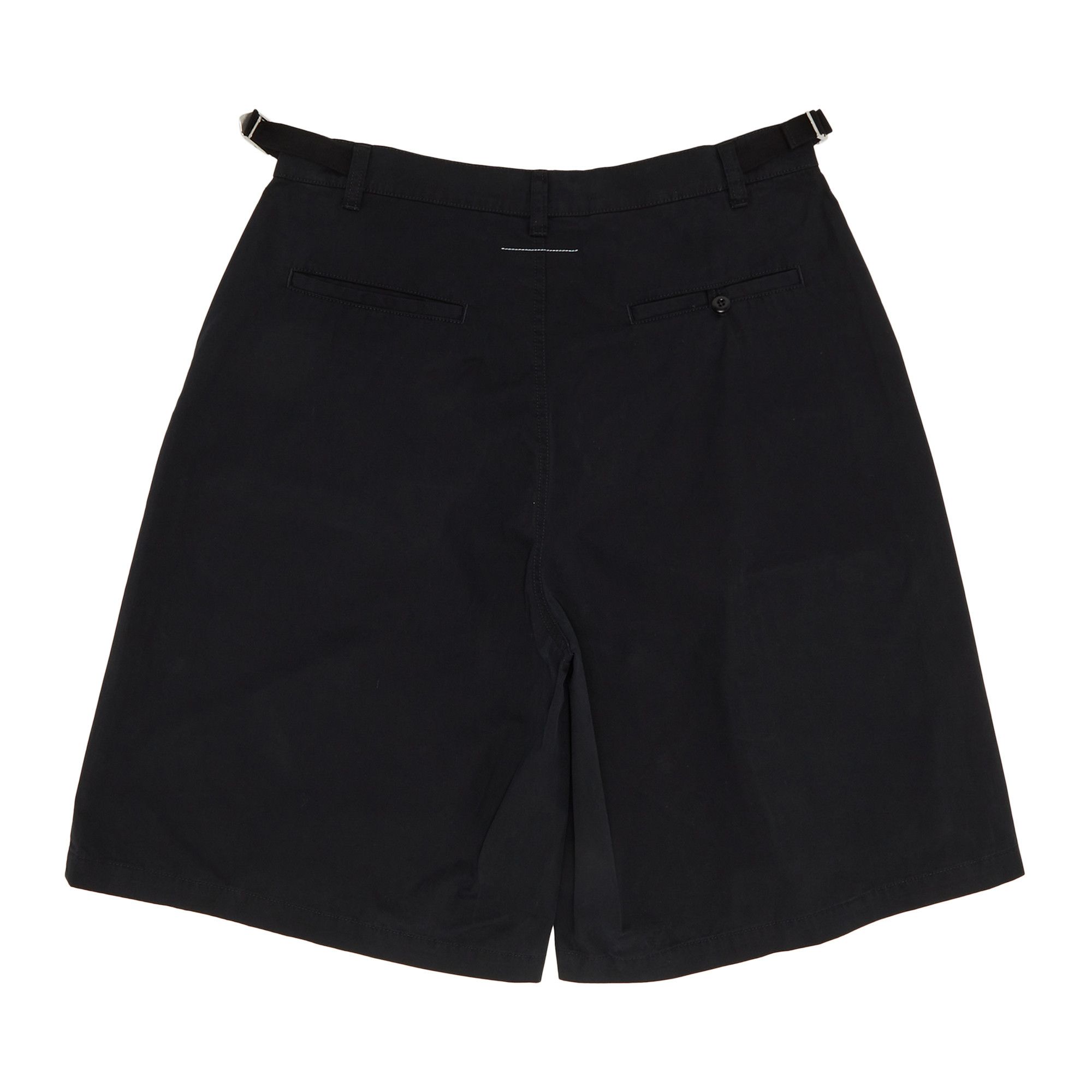 パンツ MM6 Maison Margiela BERMUDA (S62MU0069M30018) MM6 Maison Margiela logo-patch Shorts | Blue | FARFETCH