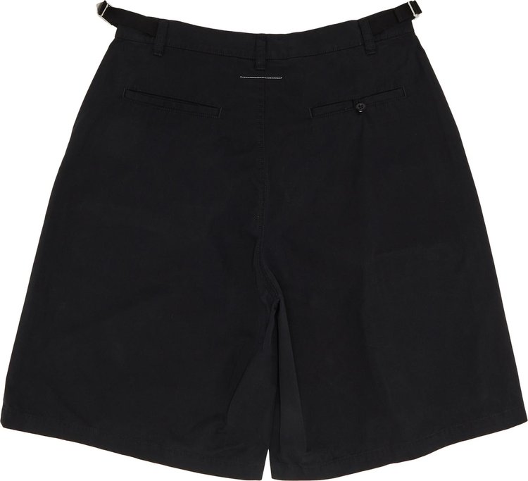 MM6 Maison Margiela Gabardine Shorts Black