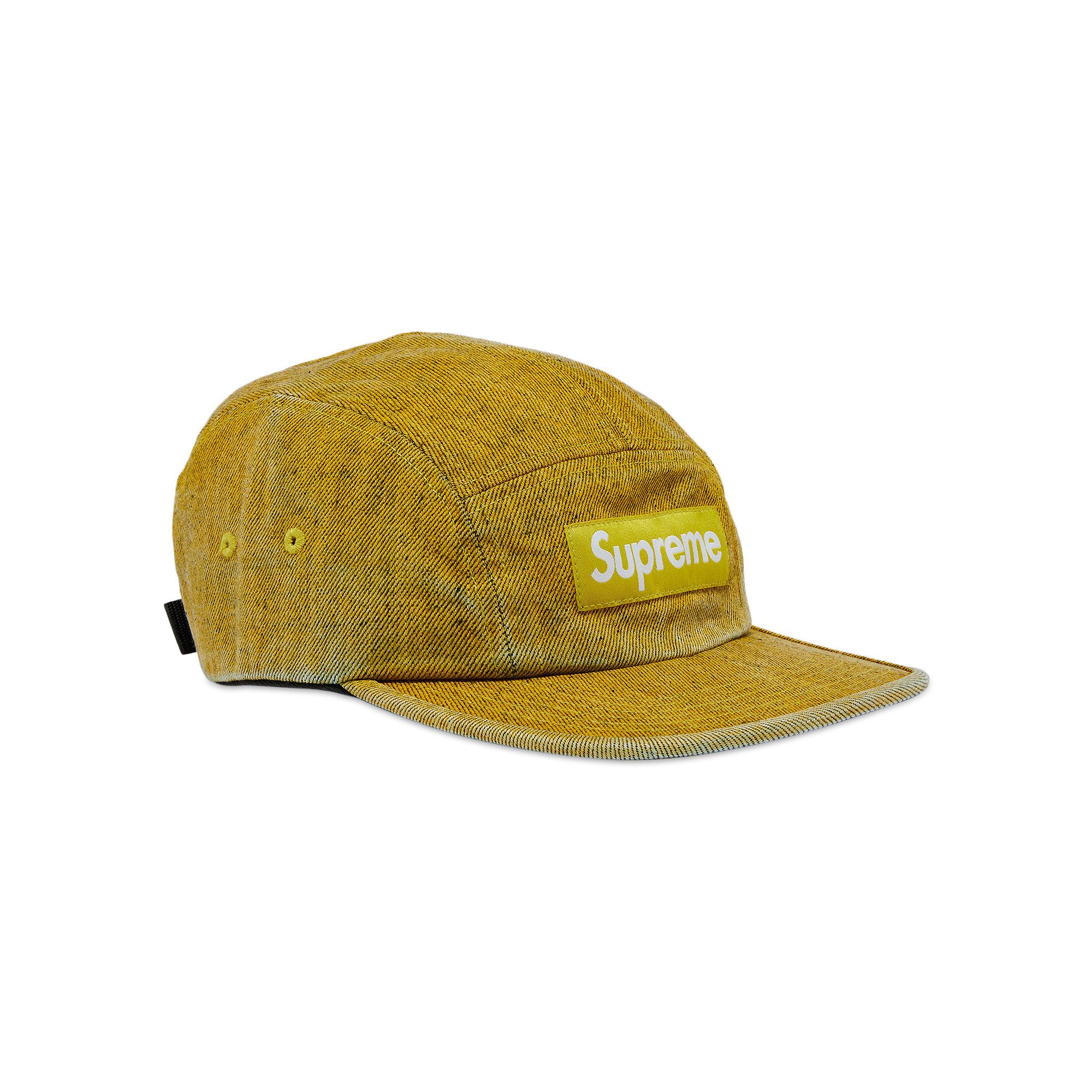 Buy Supreme Coated Denim Camp Cap 'Yellow' - SS24H35 YELLOW | GOAT
