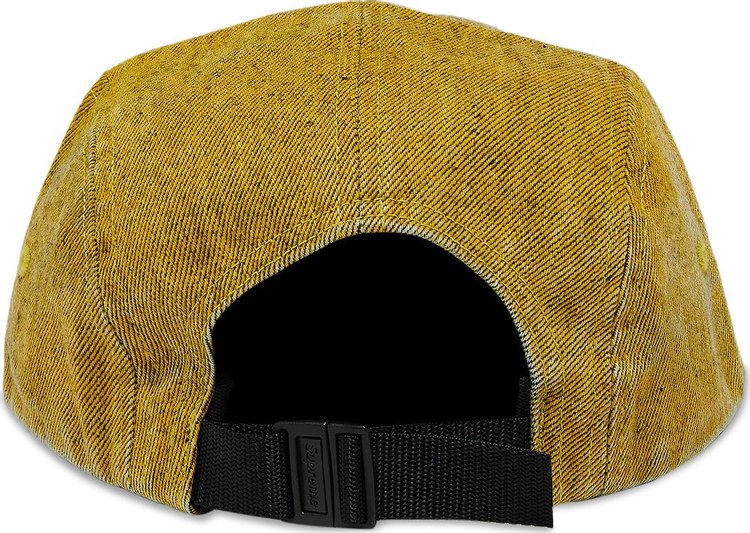 Supreme Coated Denim Camp Cap Yellow