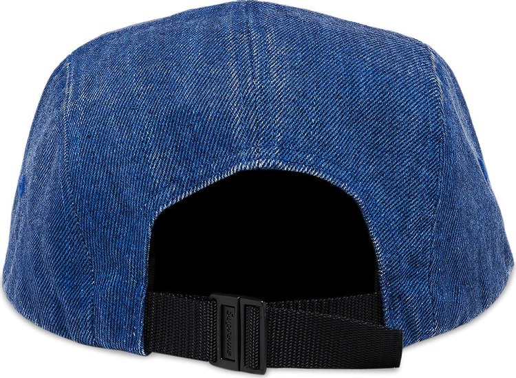 Supreme Coated Denim Camp Cap Royal