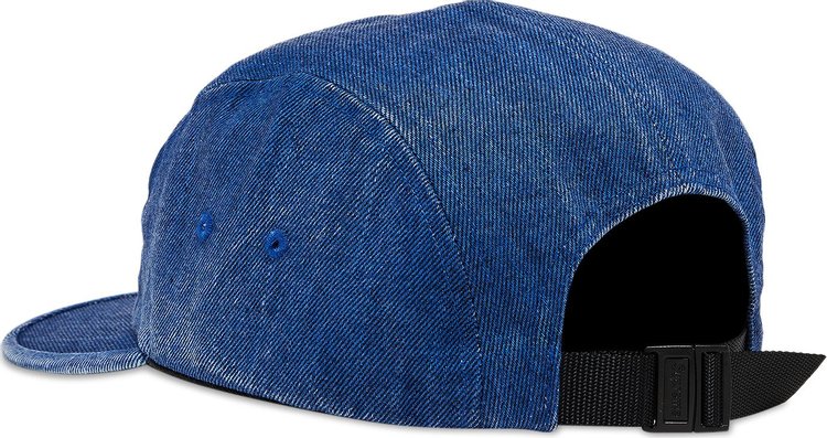 Supreme Coated Denim Camp Cap Royal