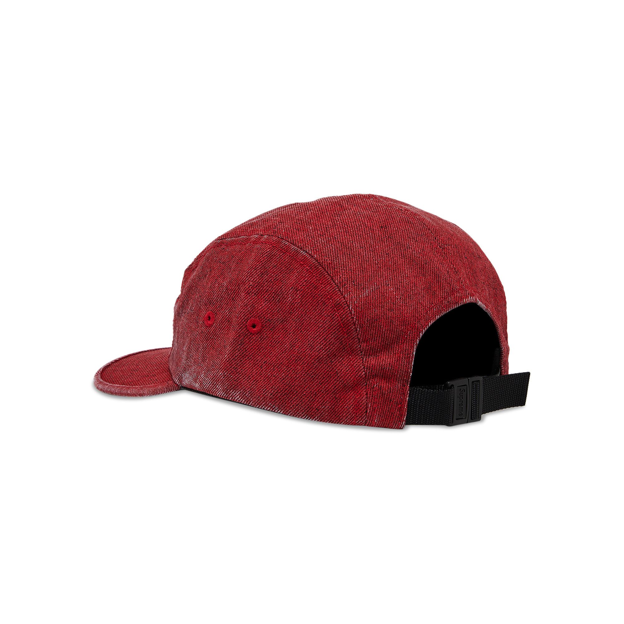Buy Supreme Coated Denim Camp Cap 'Red' - SS24H35 RED | GOAT