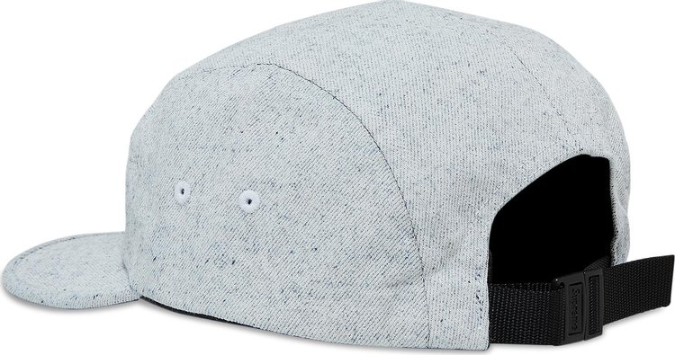 Supreme Coated Denim Camp Cap White