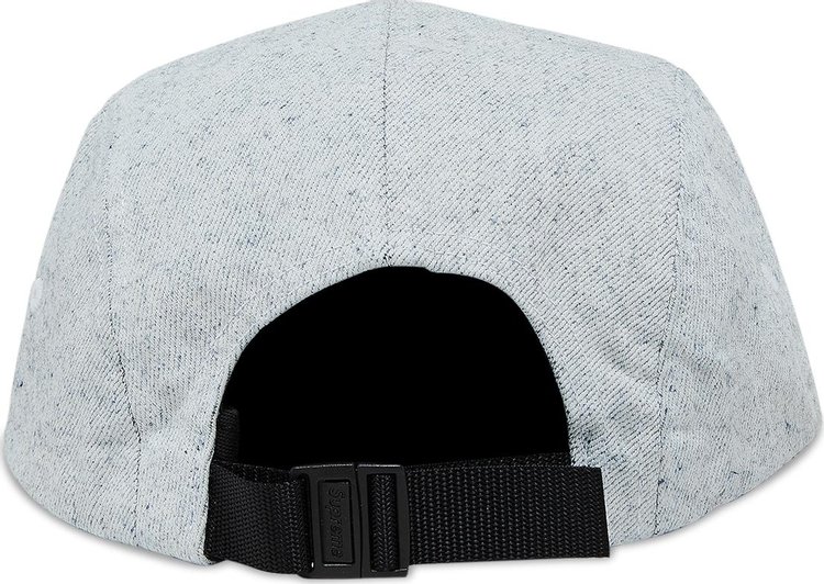 Supreme Coated Denim Camp Cap White