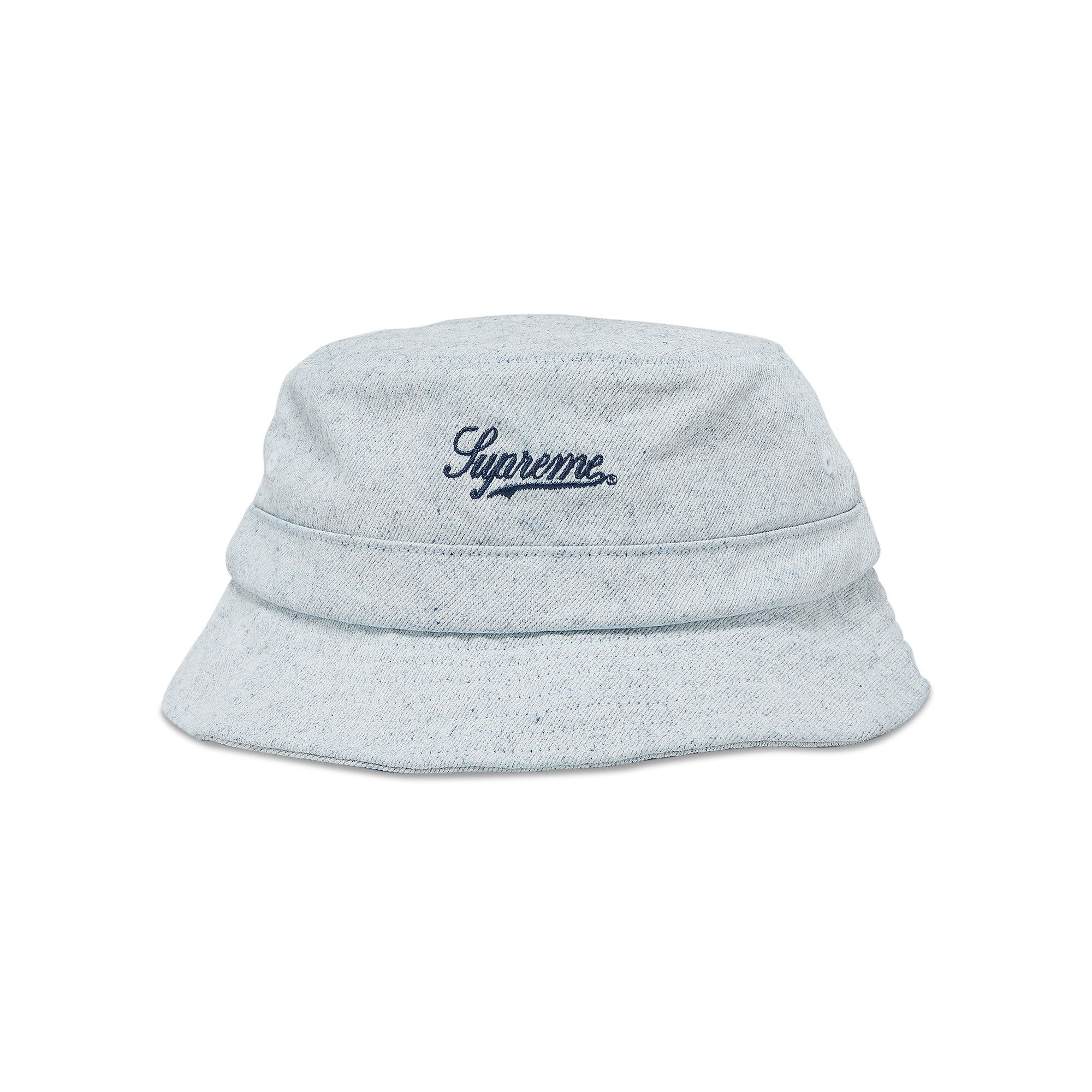 大流行中！ Buy GOAT | WHITE SS24H36 - 'White' Crusher Denim Coated Supreme 帽子