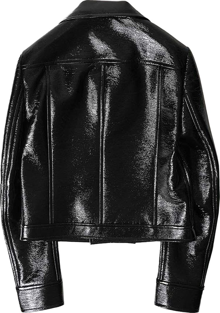 Courreges Reedition Vinyl Jacket Black