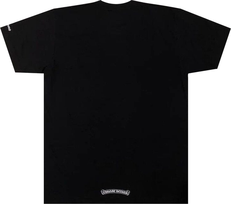 Chrome Hearts Neck Logo T Shirt Black