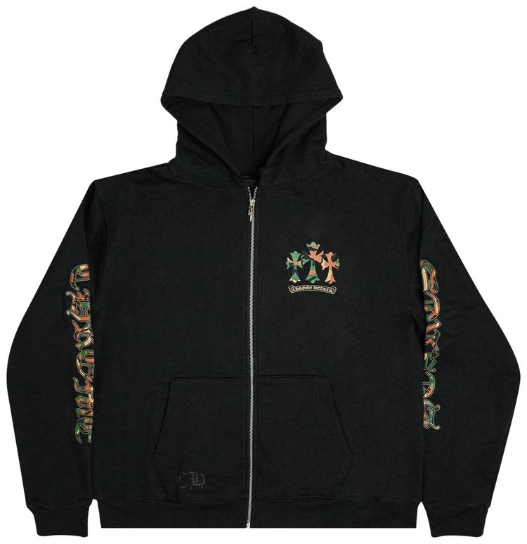 Chrome Hearts Horse Zip Up Hoodie BlackCamo