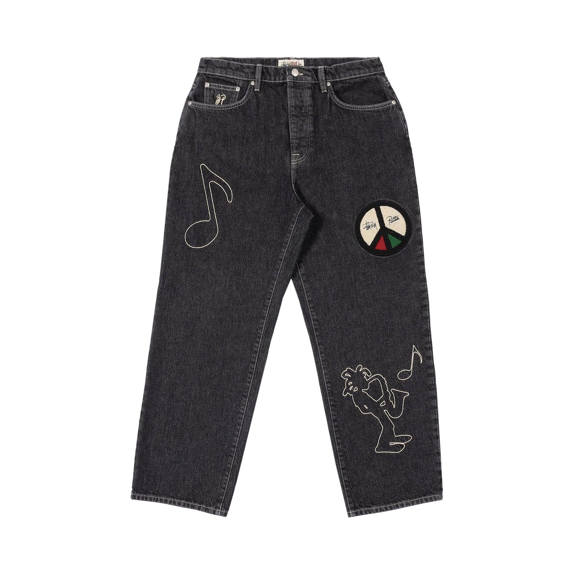 Buy Stussy x Patta Big Ol' Jean 'Black' - 316083 BLAC | GOAT Buy Stussy x Patta Big Ol' Jean 'Black' - 316083 BLAC | GOAT