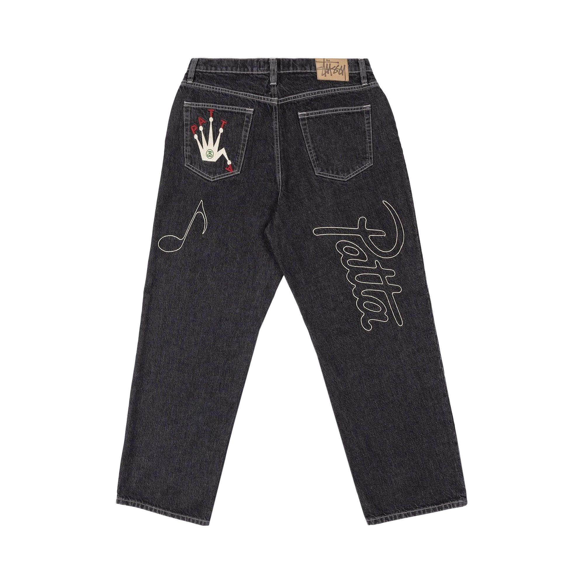 Buy Stussy x Patta Big Ol' Jean 'Black' - 316083 BLAC | GOAT